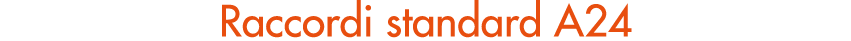 Raccordi standard A24